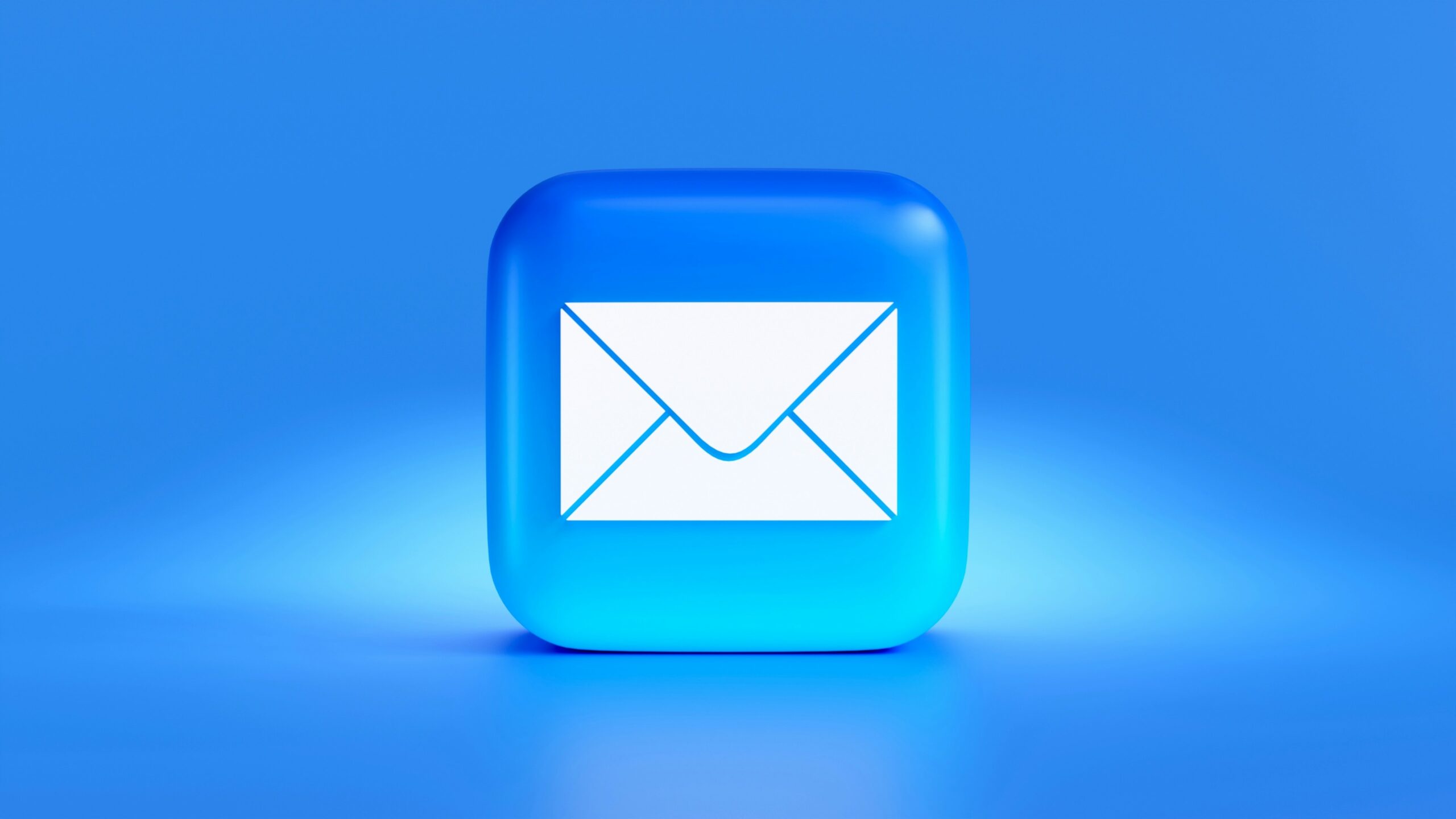 Mail Icon in 3D. Feel free to contact me through email mariia@shalabaieva.com